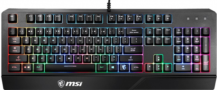 Клавиатура MSI Vigor GK20 (S11-04UK231-CLA); мембранная;