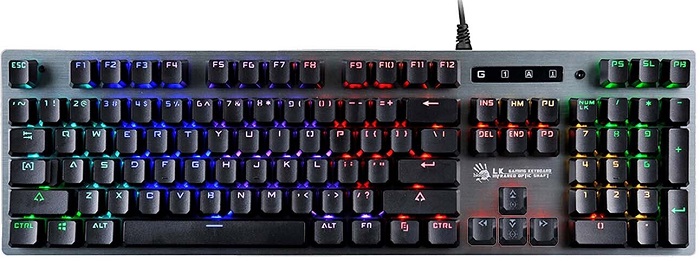 Клавиатура A4Tech Bloody B765; оптомеханическая; LK