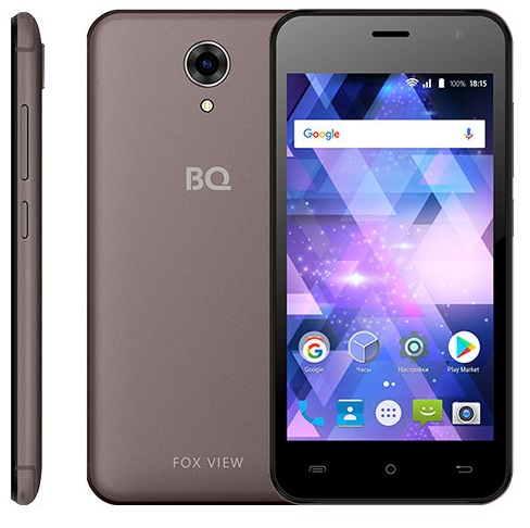 Смартфон BQ FoxView 1/8Гб Moka (BQ-4585);