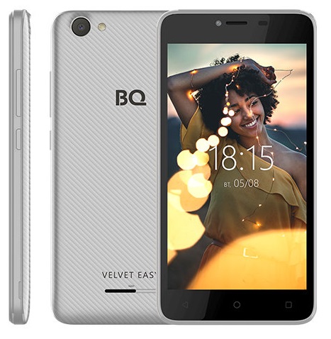 Смартфон BQ VelvetEasy 0.5/8Гб Silver (BQ-5000G);