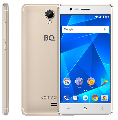 Смартфон BQ Contact 1/8Гб Gold (BQ-5001L);