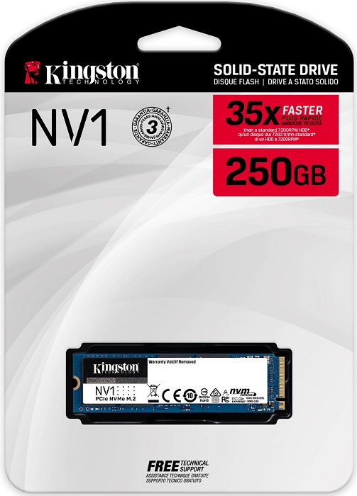 SSD-накопитель M.2 NVMe 250Гб Kingston SNVS