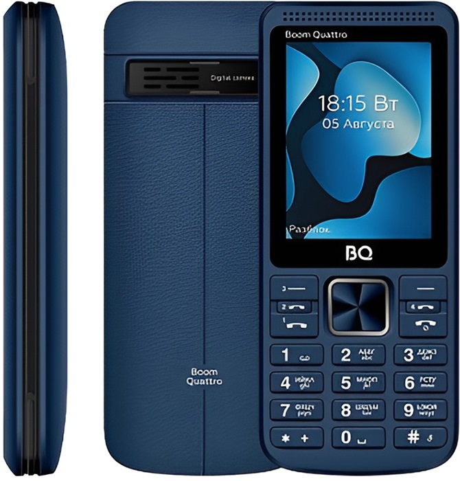 Мобильный телефон BQ Boom Quattro Blue