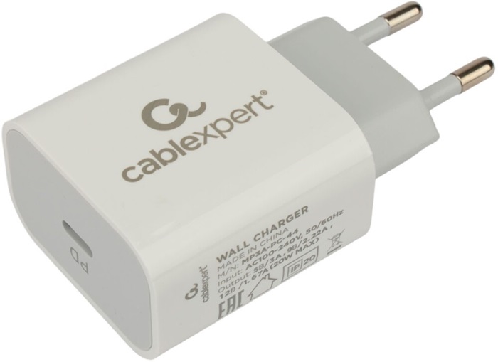 Зарядное устройство USB сетевое Cablexpert MP3A-PC-44;