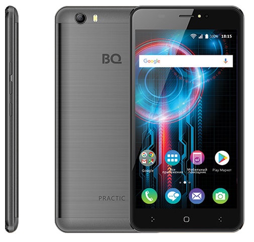 Смартфон BQ Practic Dark Grey Brushed