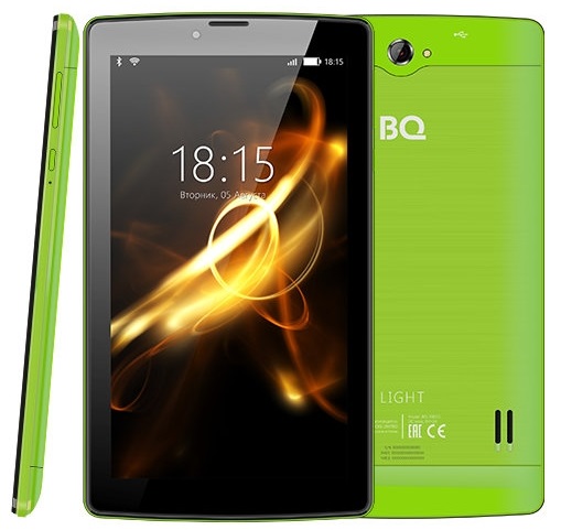 Планшет 7" BQ Light 1/8Гб Green