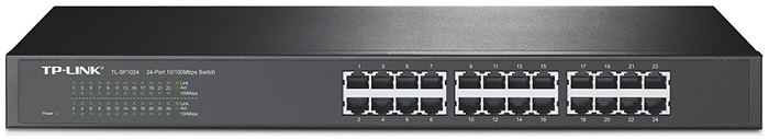 Коммутатор TP-Link TL-SF1024; 24xRJ-45; 100 Мбит/сек;