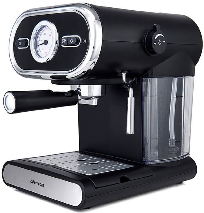 Кофеварка рожковая KitFort KT-702; 1100 Вт;