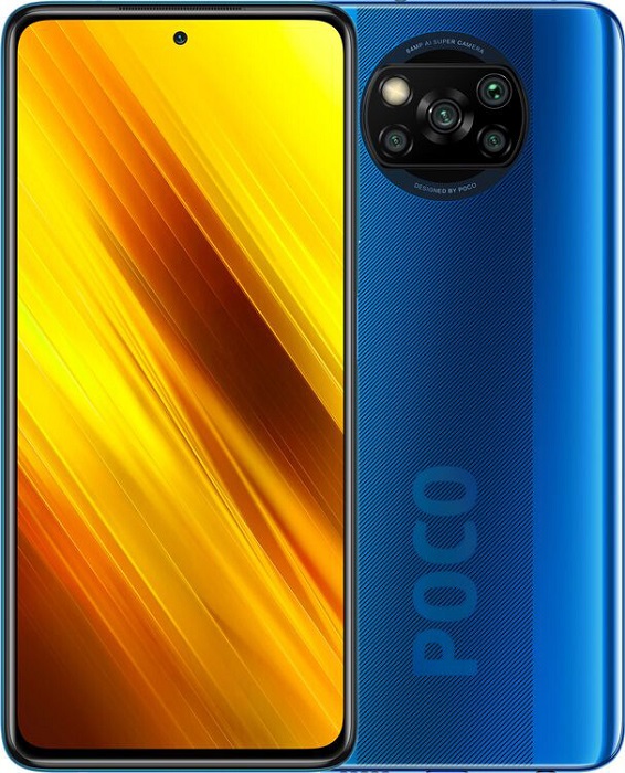 Смартфон POCO X3 NFC 6/128Гб Cobalt