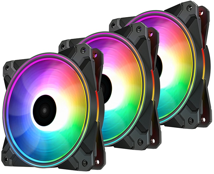 Вентилятор 120мм (набор 3 шт.+ контроллер