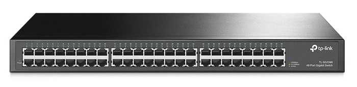 Коммутатор TP-Link TL-SG1048; 48xRJ-45; 10/100/1000 Мбит/сек;