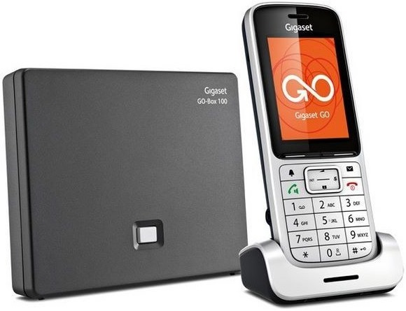 VoIP-телефон Gigaset SL450A GO; черный/серебристый