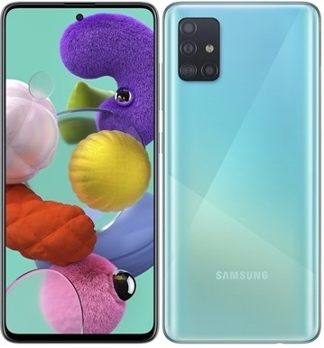 Смартфон Samsung Galaxy A51 4/64Гб Blue