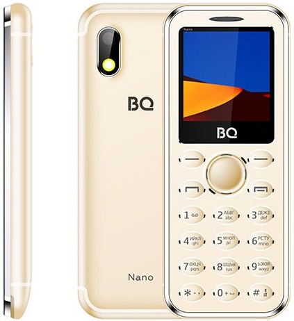 Мобильный телефон BQ Nano Gold (BQ-1411);