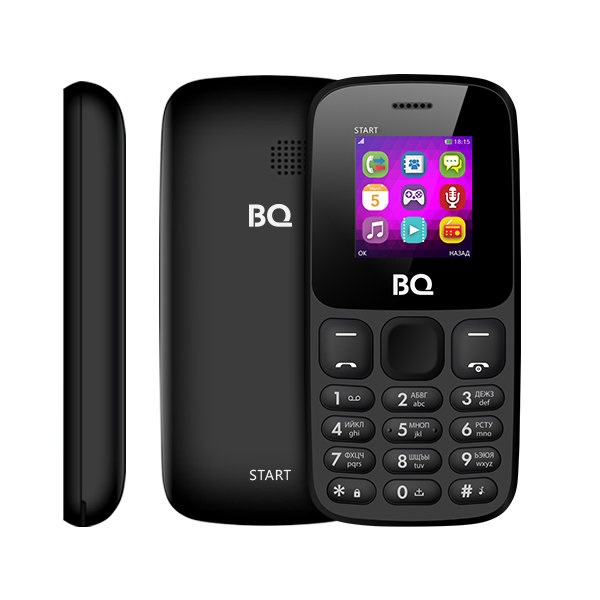 Мобильный телефон BQ Start Black (BQ-1413);