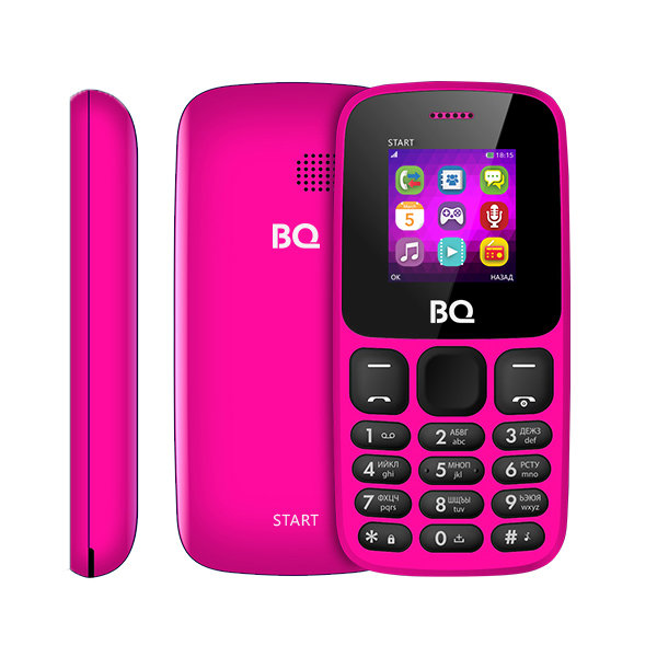 Мобильный телефон BQ Start Pink (BQ-1413);