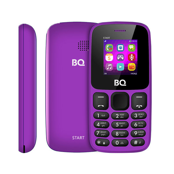 Мобильный телефон BQ Start Purple (BQ-1413);
