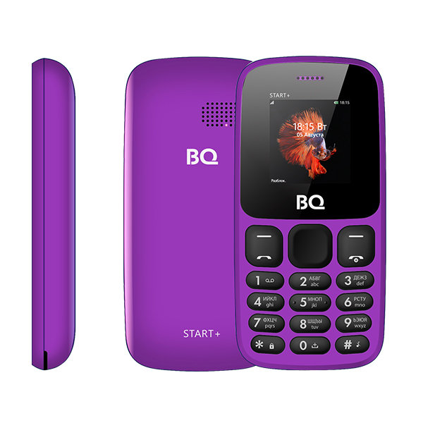 Мобильный телефон BQ Start+ Purple (BQ-1414);