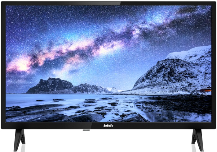 Телевизор 24" BBK 24LEM-1008/T2C; Direct LED;