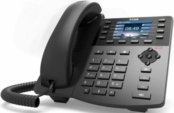 VoIP-телефон D-Link DPH-150SE/F5; ЖК-дисплей, 4 SIP-аккаунта,