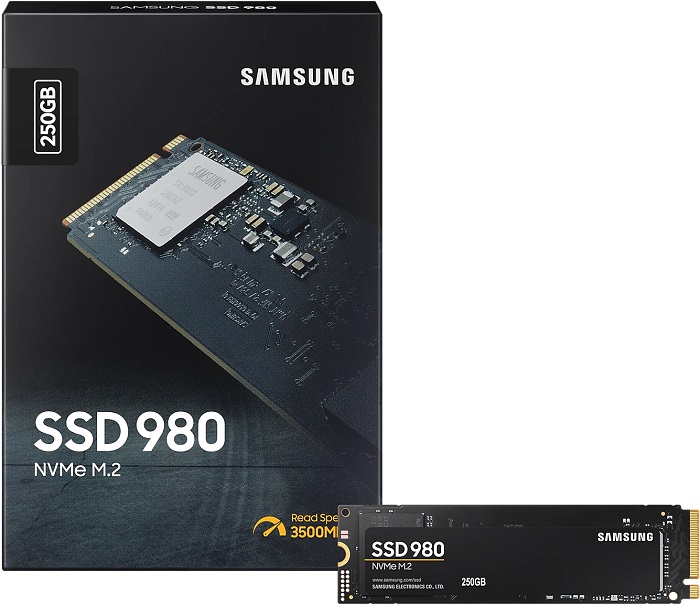 SSD-накопитель M.2 NVMe 250Гб Samsung 980