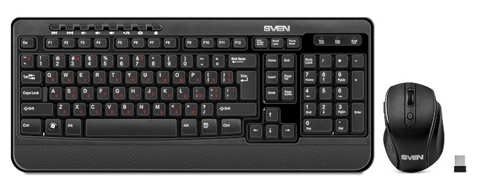 Комплект клавиатура + мышь Sven Comfort