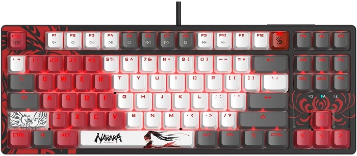Клавиатура A4Tech Bloody S87 Naraka; механическая;