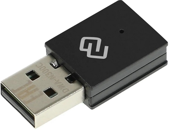 Адаптер WiFi USB Digma DWA-N300C; 300