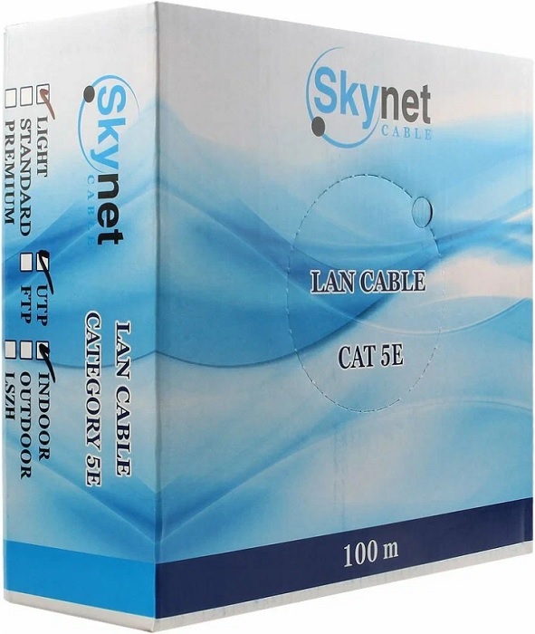 Витая пара SkyNet Light (CSL-UTP-2-CU/100); UTP