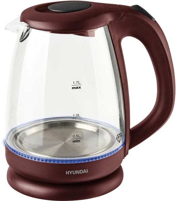 Электрочайник Hyundai HYK-G1002; 2200 Вт; 1.7
