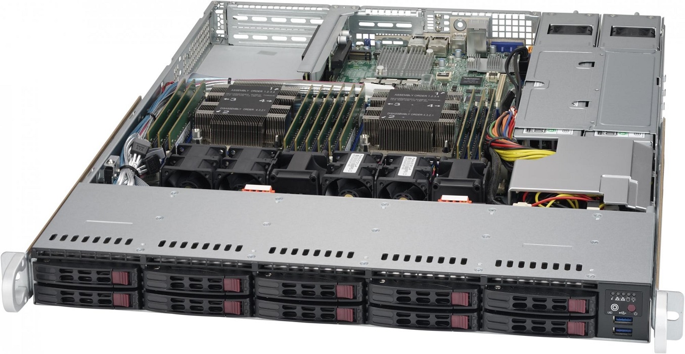 Серверная платформа SuperMicro SYS-1029P-WTRT; 2xSocket LGA