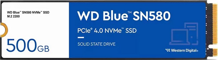 SSD-накопитель M.2 NVMe 500Гб WD Blue