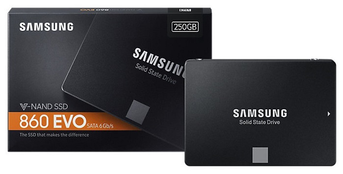 SSD-накопитель 2.5" 250Гб Samsung 860 EVO