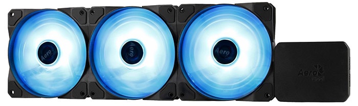Вентилятор 120мм (набор 3 шт.+ хаб