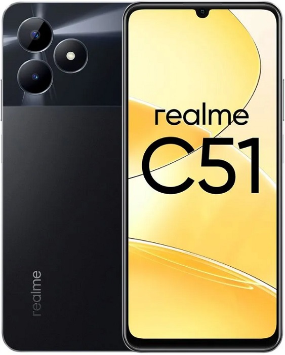 Смартфон Realme C51 4/128Гб Black (RMX3830);