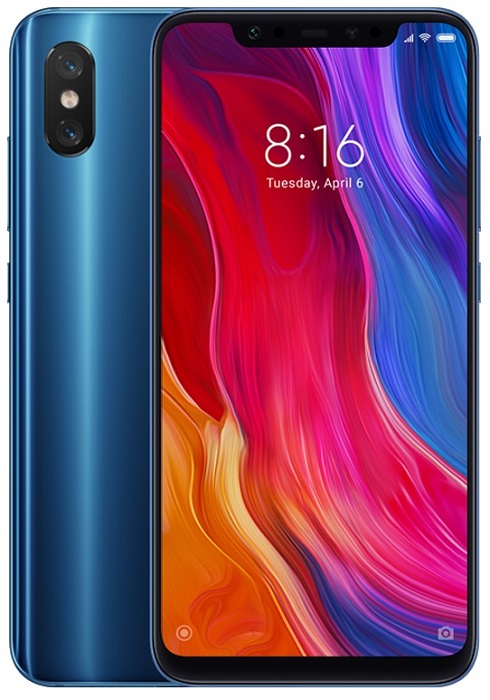 Смартфон Xiaomi Mi 8 Blue; 6.21"AMOLED(2248х1080);