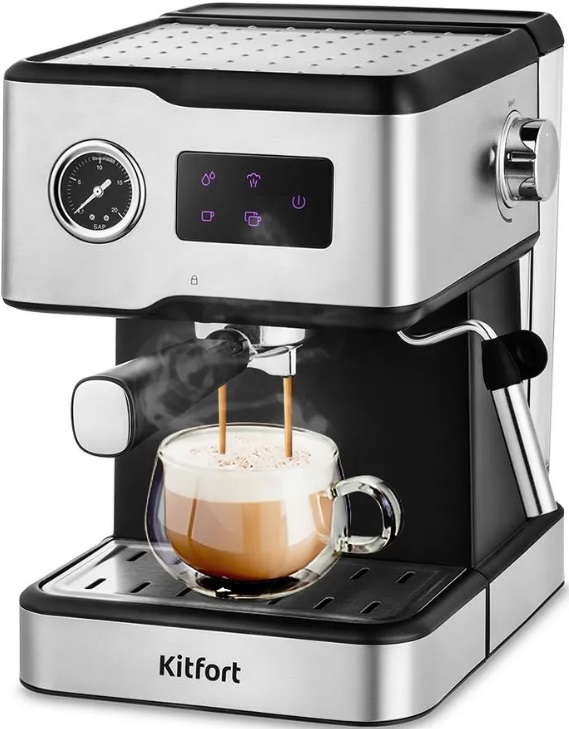 Кофеварка рожковая KitFort КТ-7104; 950 Вт;