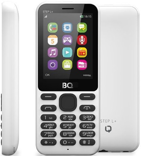 Мобильный телефон BQ StepL+ White (BQ-2431);