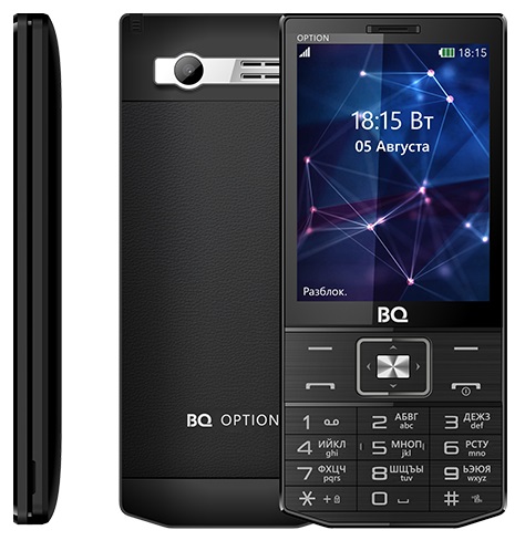 Мобильный телефон BQ Option Black (BQ-3201);