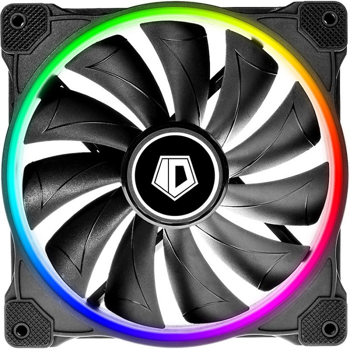 Вентилятор 140мм ID-Cooling ZF-14025-ARGB; гидродинамический; 800-1600