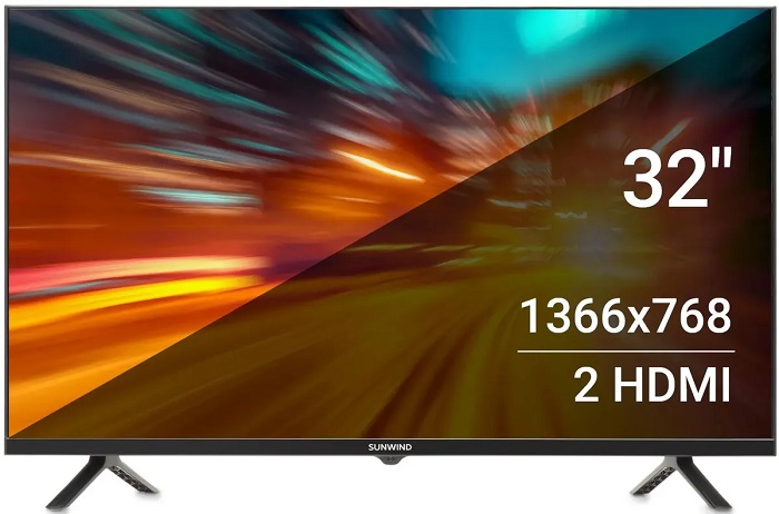 Телевизор 32" SunWind SUN-LED32XB200; Direct LED;