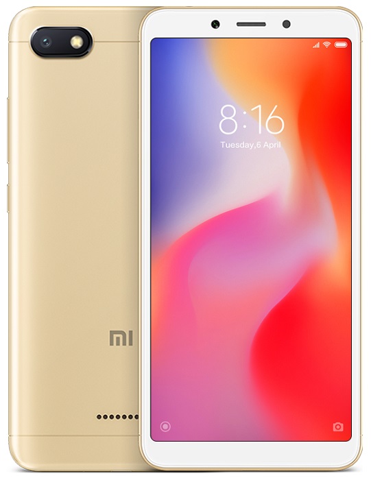Смартфон Xiaomi Redmi 6A Gold (M1804C3CG);