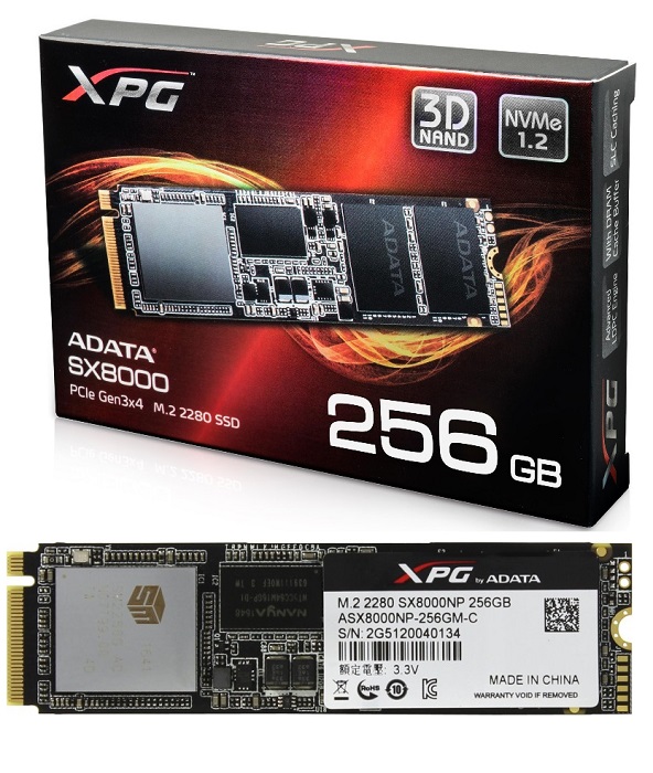 SSD-накопитель M.2 NVMe 256Гб A-Data SX8000