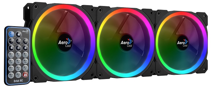 Вентилятор 120мм (набор 3 шт.+ пульт
