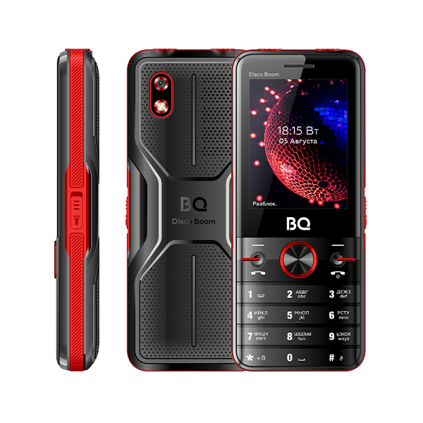 Мобильный телефон BQ Disco Boom Black+Red