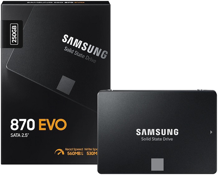 SSD-накопитель 2.5" 250Гб Samsung 870 EVO