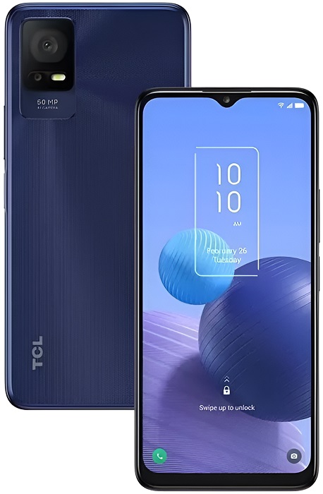 Смартфон TCL 408 4/64Гб Midnight Blue