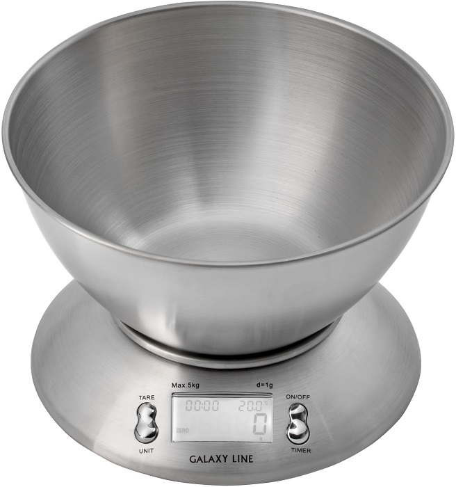 Весы кухонные с чашей Galaxy Line