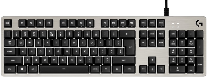 Клавиатура Logitech G413 Silver (920-008516); механическая;