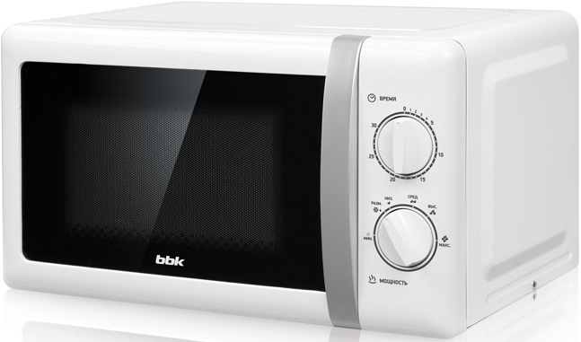 Микроволновая печь BBK 20MWS-804M/WS/RU; 800/1200 Вт;